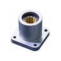 Igus DryLin¬Æ R Straight Bearings 1/2" Polymer Linear 4 Bolt Flange Bearing FJUI-11-08